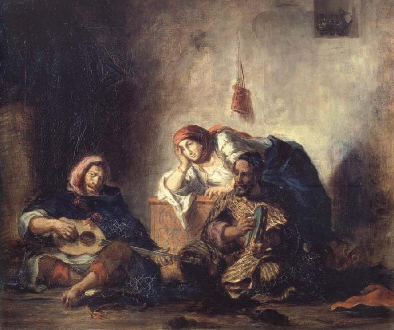 Eugene Delacroix Jewish Musicians of Mogador china oil painting image